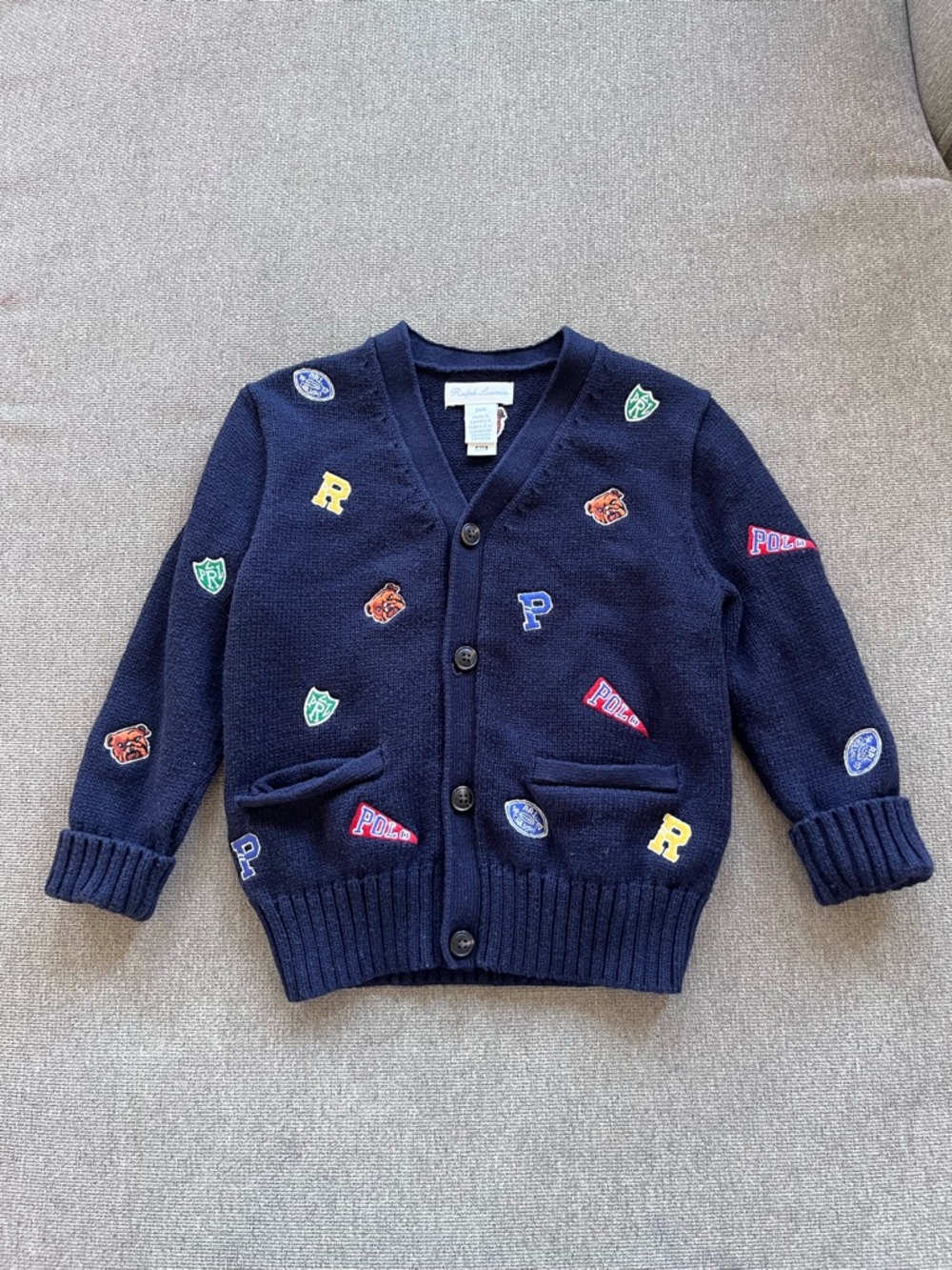 Ralph Lauren Varsity Inspired Cardigan